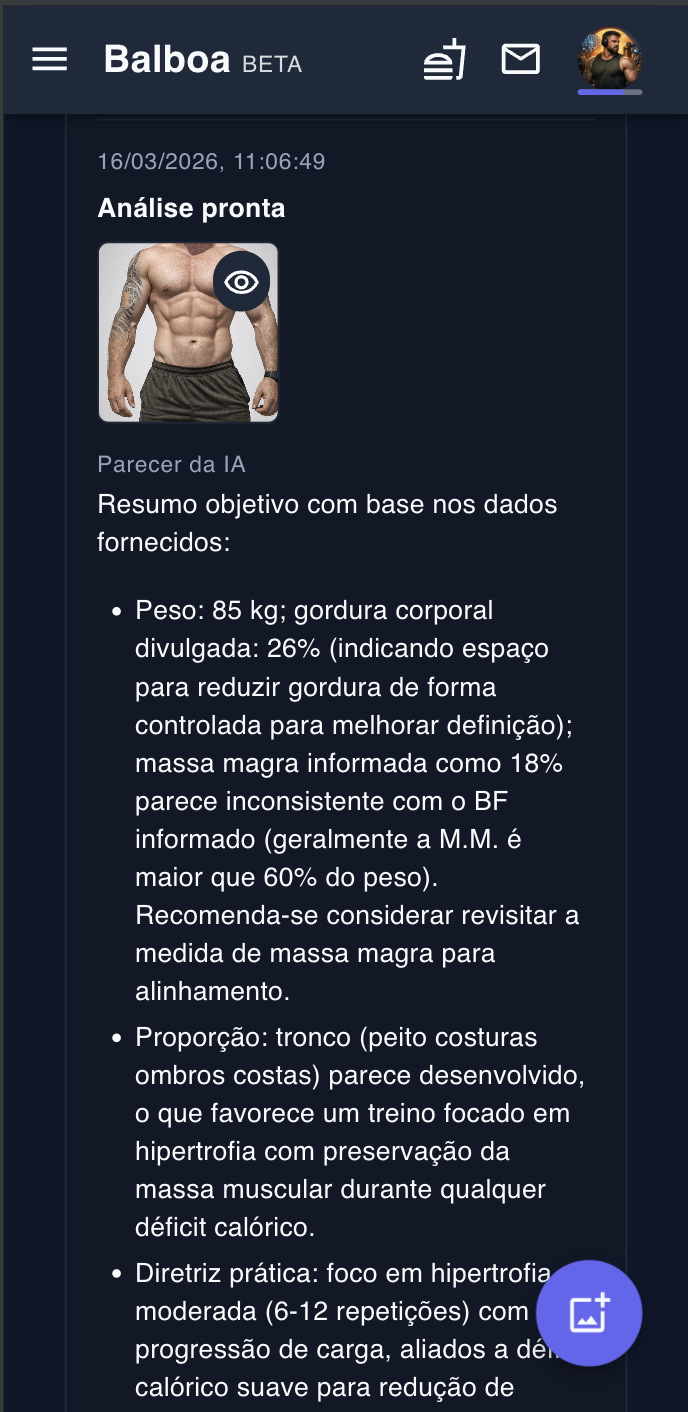 Body tracking: fotos com IA